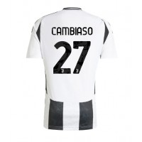 Dres Juventus Andrea Cambiaso #27 Domaci 2024-25 Kratak Rukav